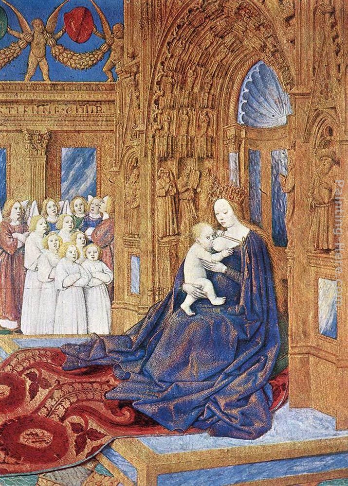 Jean Fouquet The Madonna before the Cathedral
